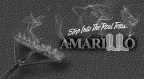 STEP INTO THE REAL TEXAS AMARILLO Logo (USPTO, 12/15/2014)