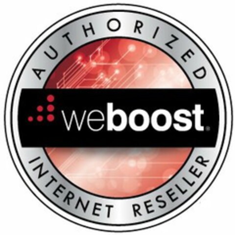 WEBOOST AUTHORIZED / INTERNET RESELLER Logo (USPTO, 07.03.2015)