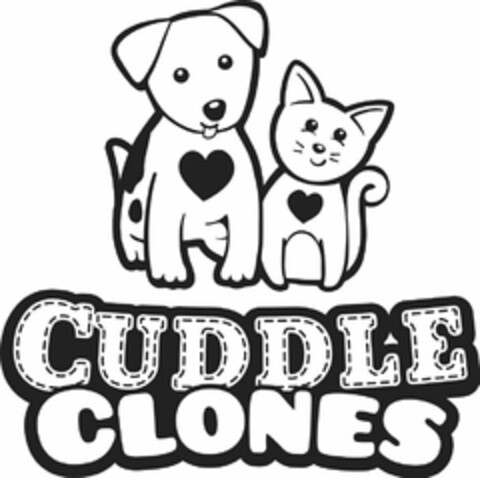 CUDDLE CLONES Logo (USPTO, 10.03.2015)