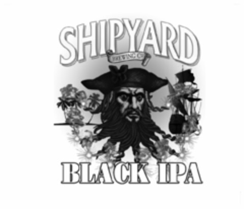 SHIPYARD BREWING CO. BLACK IPA Logo (USPTO, 17.03.2015)