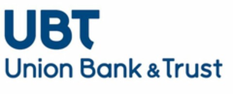 UBT UNION BANK & TRUST Logo (USPTO, 03/25/2015)