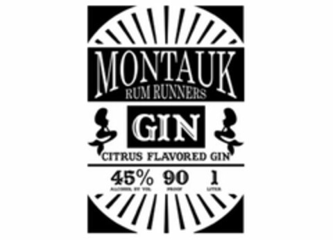 MONTAUK RUM RUNNERS GIN CITRUS FLAVOREDGIN Logo (USPTO, 04/27/2015)