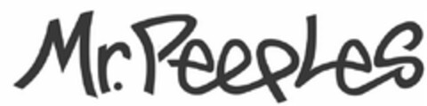 MR. PEEPLES Logo (USPTO, 10/06/2015)