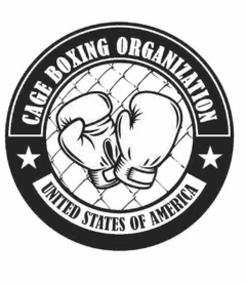 CAGE BOXING ORGANIZATION UNITED STATES OF AMERICA Logo (USPTO, 10.03.2016)