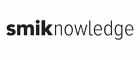 SMIKNOWLEDGE Logo (USPTO, 15.08.2016)