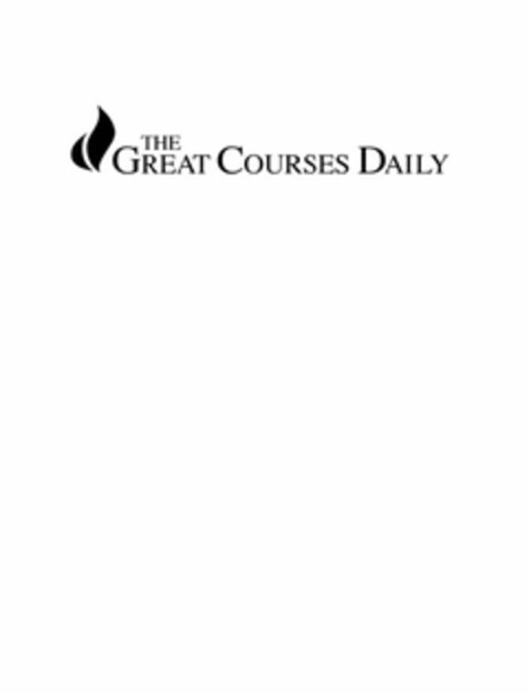 THE GREAT COURSES DAILY Logo (USPTO, 12/16/2016)