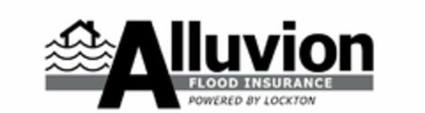 ALLUVION FLOOD INSURANCE POWERED BY LOCKTON Logo (USPTO, 25.04.2017)
