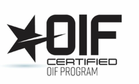 OIF CERTIFIED OIF PROGRAM Logo (USPTO, 08.09.2017)