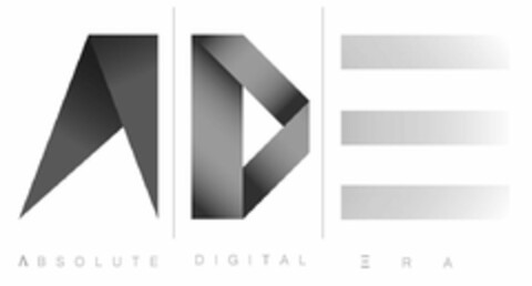 ADE ABSOLUTE DIGITAL ERA Logo (USPTO, 09/12/2017)