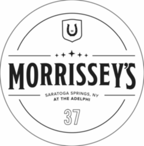 M MORRISSEYS SARATOGA SPRINGS, NY AT THE ADELPHI 37 Logo (USPTO, 06.10.2017)