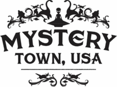 MYSTERY TOWN, USA Logo (USPTO, 27.04.2018)