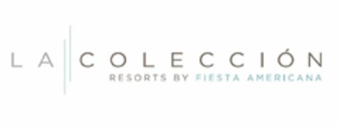 LA COLECCIÓN RESORTS BY FIESTA AMERICANA Logo (USPTO, 06/14/2018)