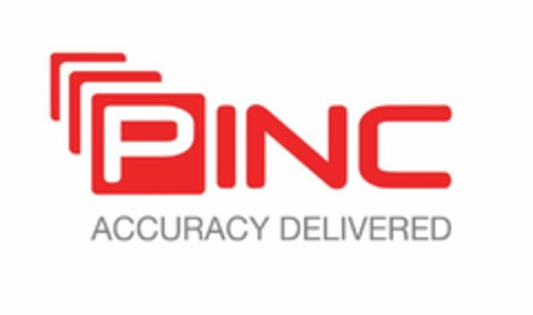 PINC ACCURACY DELIVERED Logo (USPTO, 07/25/2018)