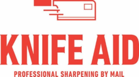 KNIFE AID PROFESSIONAL SHARPENING BY MAIL Logo (USPTO, 09/25/2018)