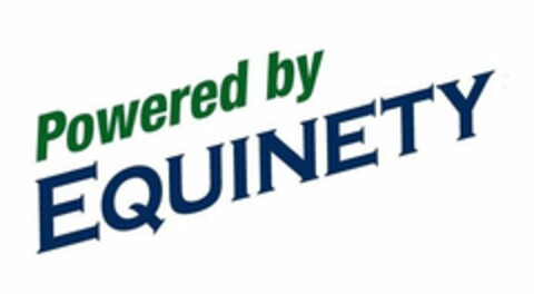 POWERED BY EQUINETY Logo (USPTO, 03/25/2019)