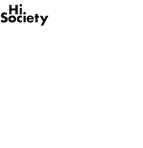 HI. SOCIETY Logo (USPTO, 15.04.2019)