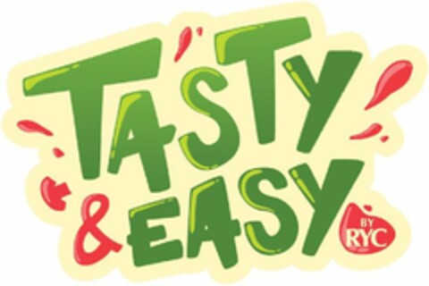 TASTY & EASY BY RYC Logo (USPTO, 13.05.2019)