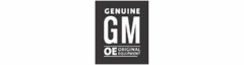 GENUINE GM OE ORIGINAL EQUIPMENT Logo (USPTO, 24.07.2019)