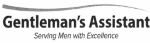 GENTLEMAN'S ASSISTANT SERVING MEN WITH EXCELLENCE Logo (USPTO, 25.07.2019)