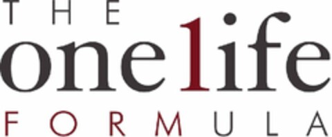 THE ONE1IFE FORMULA Logo (USPTO, 30.08.2019)