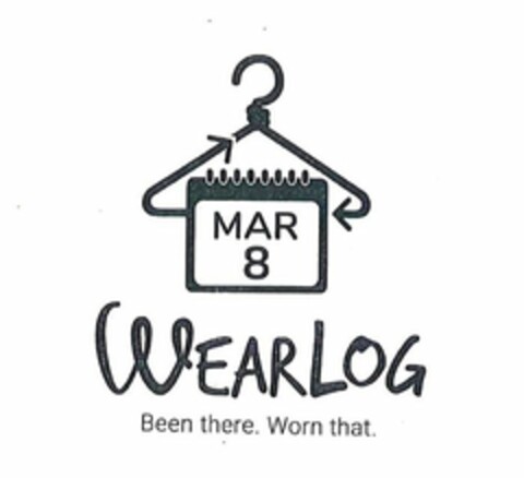 MAR 8 WEARLOG BEEN THERE. WORN THAT. Logo (USPTO, 26.09.2019)