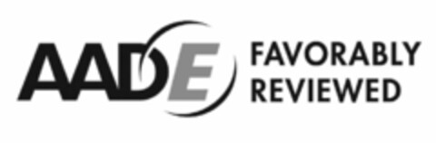 AADE FAVORABLY REVIEWED Logo (USPTO, 05.01.2009)