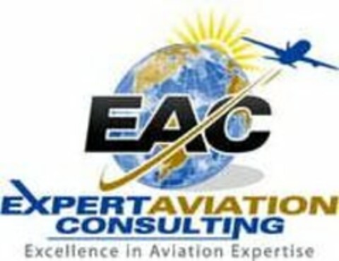 EAC EXPERT AVIATION CONSULTING EXCELLENCE IN AVIATION EXPERTISE Logo (USPTO, 04/07/2009)