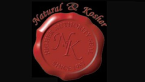 NATURAL & KOSHER HIGHER AUTHORITY SEAL NK SINCE 1987 Logo (USPTO, 18.05.2009)