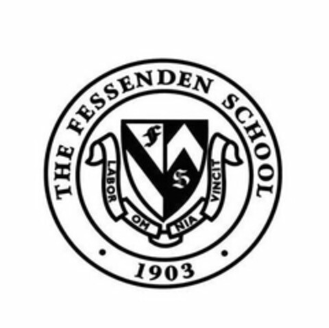 THE FESSENDEN SCHOOL 1903 FS LABOR OMNIA VINCIT Logo (USPTO, 13.12.2009)