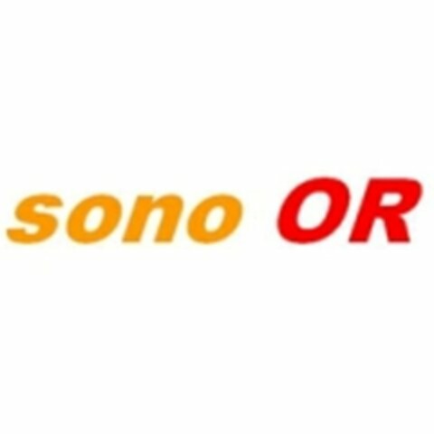 SONO OR Logo (USPTO, 30.04.2010)