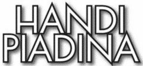 HANDI PIADINA Logo (USPTO, 07/21/2010)