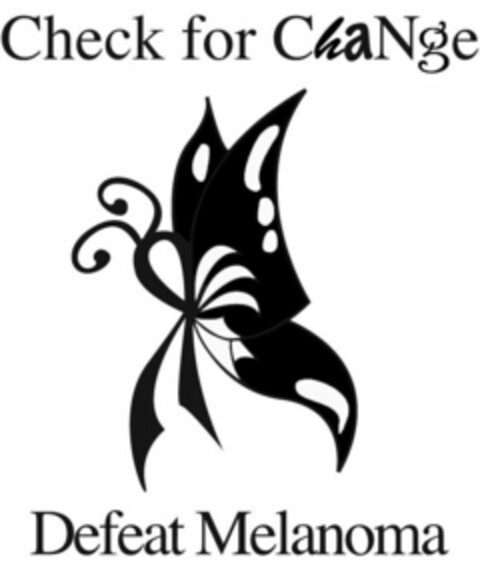 CHECK FOR CHANGE DEFEAT MELANOMA Logo (USPTO, 23.05.2011)