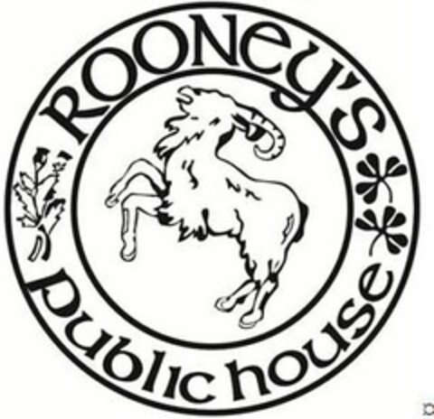 ROONEY'S PUBLIC HOUSE Logo (USPTO, 06/22/2011)