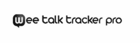 WEE TALK TRACKER PRO Logo (USPTO, 14.11.2011)