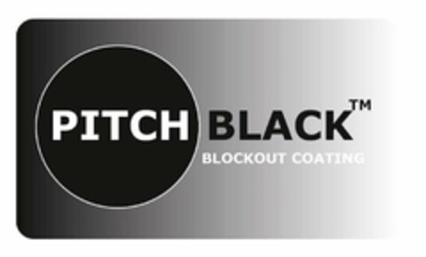 PITCH BLACK BLOCKOUT COATING Logo (USPTO, 14.10.2013)