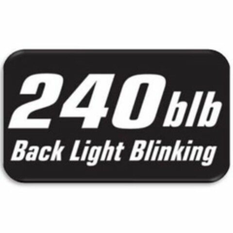 240 BLB BACK LIGHT BLINKING Logo (USPTO, 12/30/2013)