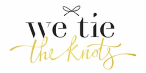 WE TIE THE KNOTS Logo (USPTO, 01/19/2014)