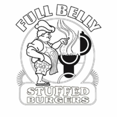 FULL BELLY STUFFED BURGERS Logo (USPTO, 18.02.2014)