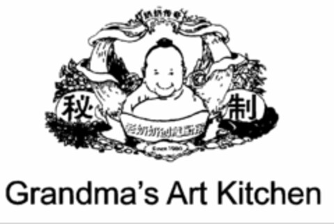 GRANDMA'S ART KITCHEN SINCE 1980 Logo (USPTO, 09.02.2015)