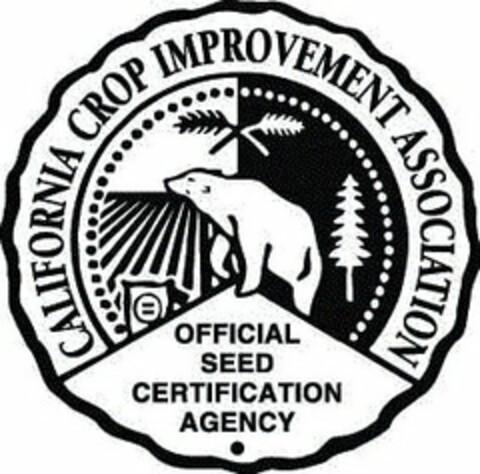 CALIFORNIA CROP IMPROVEMENT ASSOCIATION OFFICIAL SEED CERTIFICATION AGENCY Logo (USPTO, 11.08.2015)