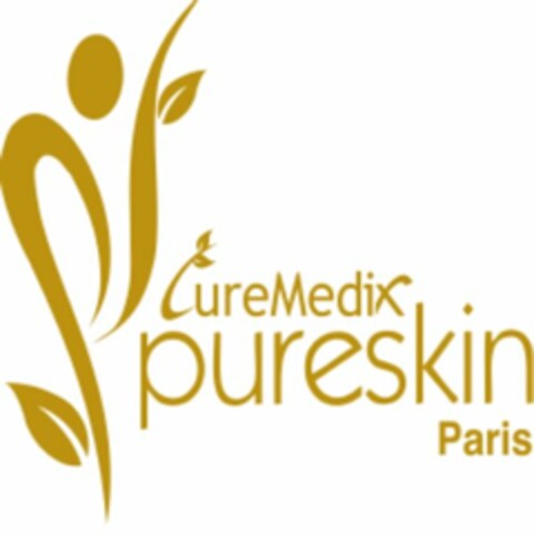 CUREMEDIX PURESKIN PARIS Logo (USPTO, 02.09.2015)