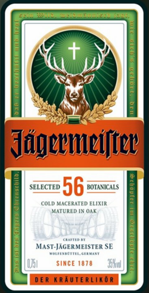 JÄGERMEISTER Logo (USPTO, 18.12.2015)