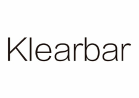 KLEARBAR Logo (USPTO, 08.12.2016)