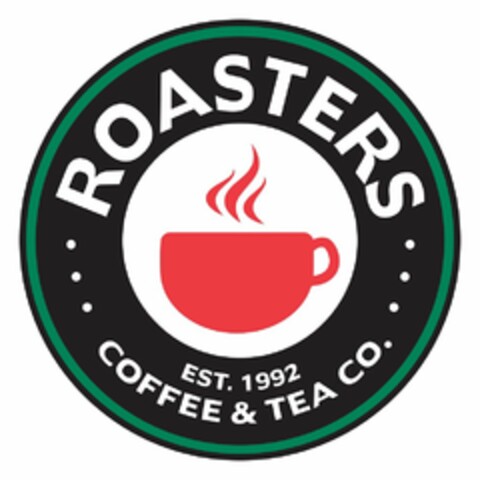 ROASTERS COFFEE & TEA CO. EST. 1992 Logo (USPTO, 02/15/2017)