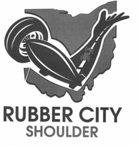 RUBBER CITY SHOULDER Logo (USPTO, 03/20/2017)