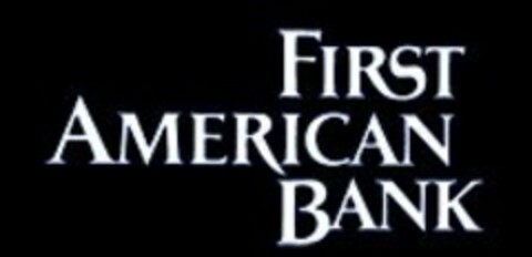 FIRST AMERICAN BANK Logo (USPTO, 04/25/2017)