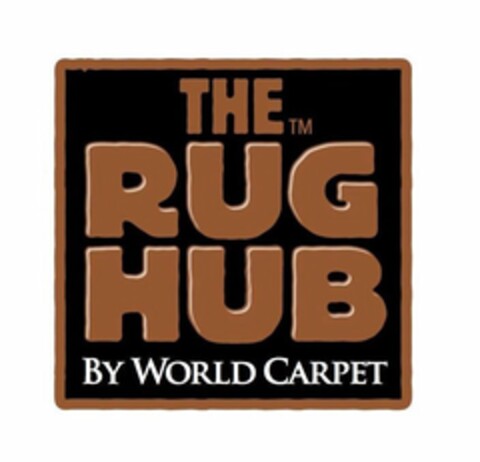 THE RUG HUB BY WORLD CARPET Logo (USPTO, 13.09.2017)