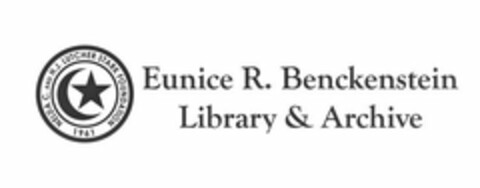 NELDA C. AND H.J. LUTCHER STARK FOUNDATION 1961 EUNICE R. BENCKENSTEIN LIBRARY & ARCHIVE Logo (USPTO, 03.04.2018)