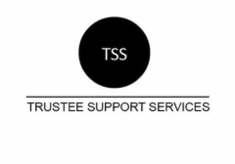 TSS TRUSTEE SUPPORT SERVICES Logo (USPTO, 13.09.2018)