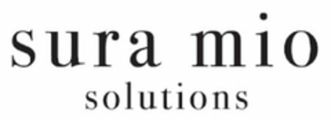 SURA MIO SOLUTIONS Logo (USPTO, 09.08.2019)